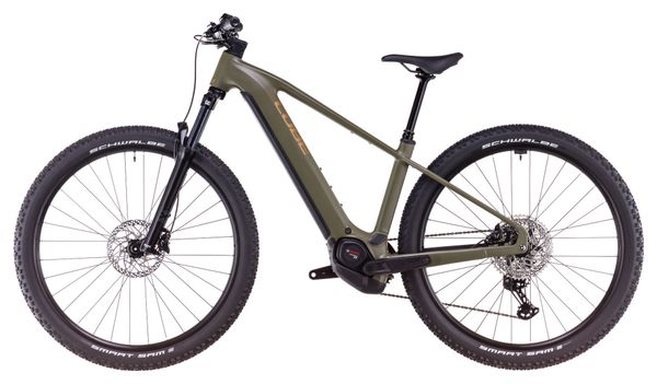 VTT Électrique Semi-Rigide Cube Reaction Hybrid Pro 800 Shimano Deore/Deore XT 12V 800 Wh 29'' Vert Dusty Olive 2025