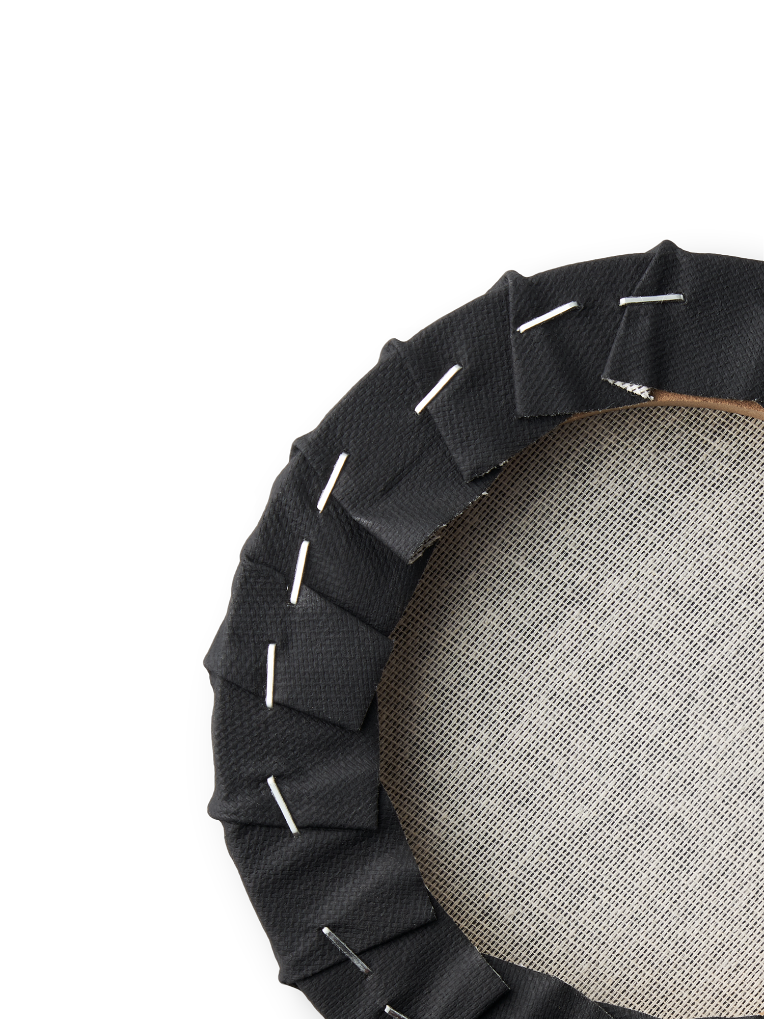 Rundt lærred Ø15 | Bomuld/MDF. Ø15 cm. | Black