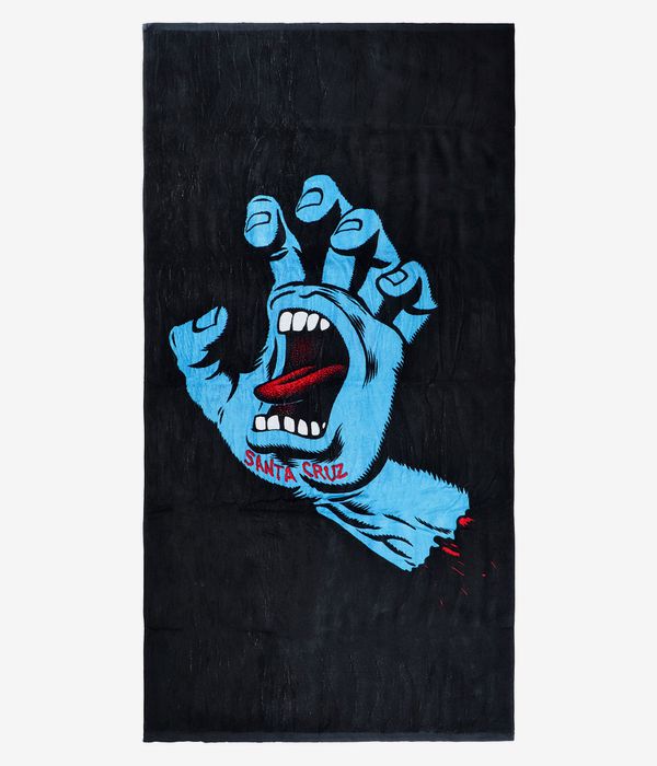 Santa Cruz Screaming Hand Handtuch (black)