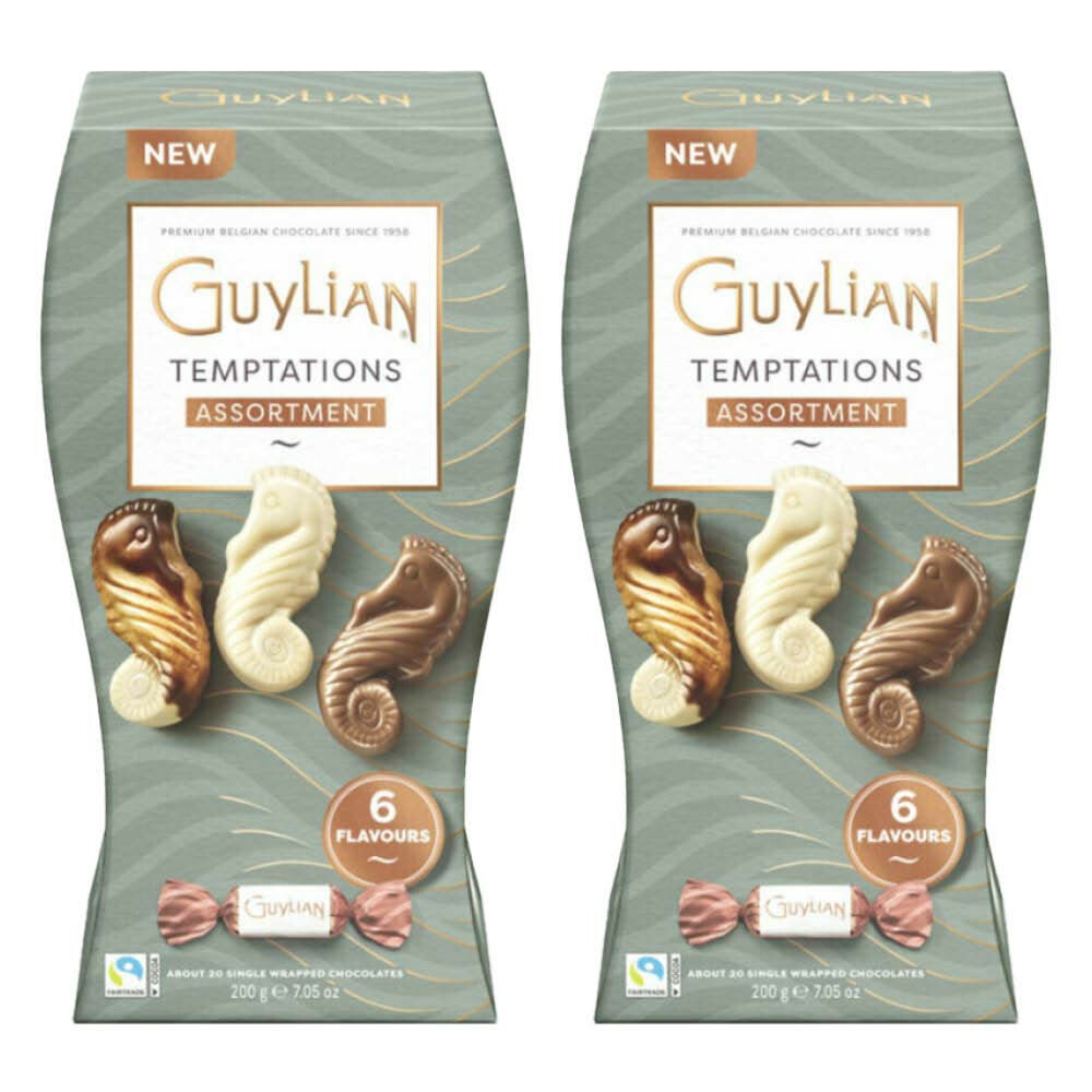 2x Guylian Temptations Mix Curved Pack200 gr