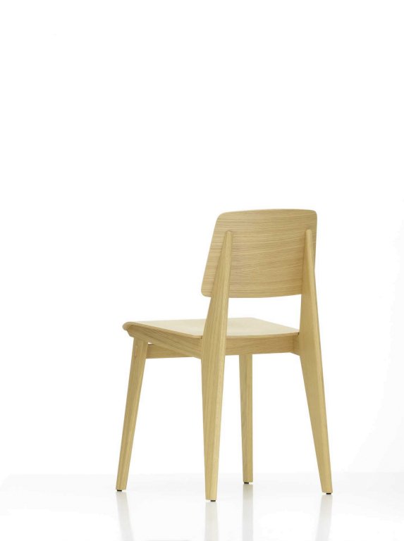 Vitra Chaise Tout Bois stoel naturel eiken