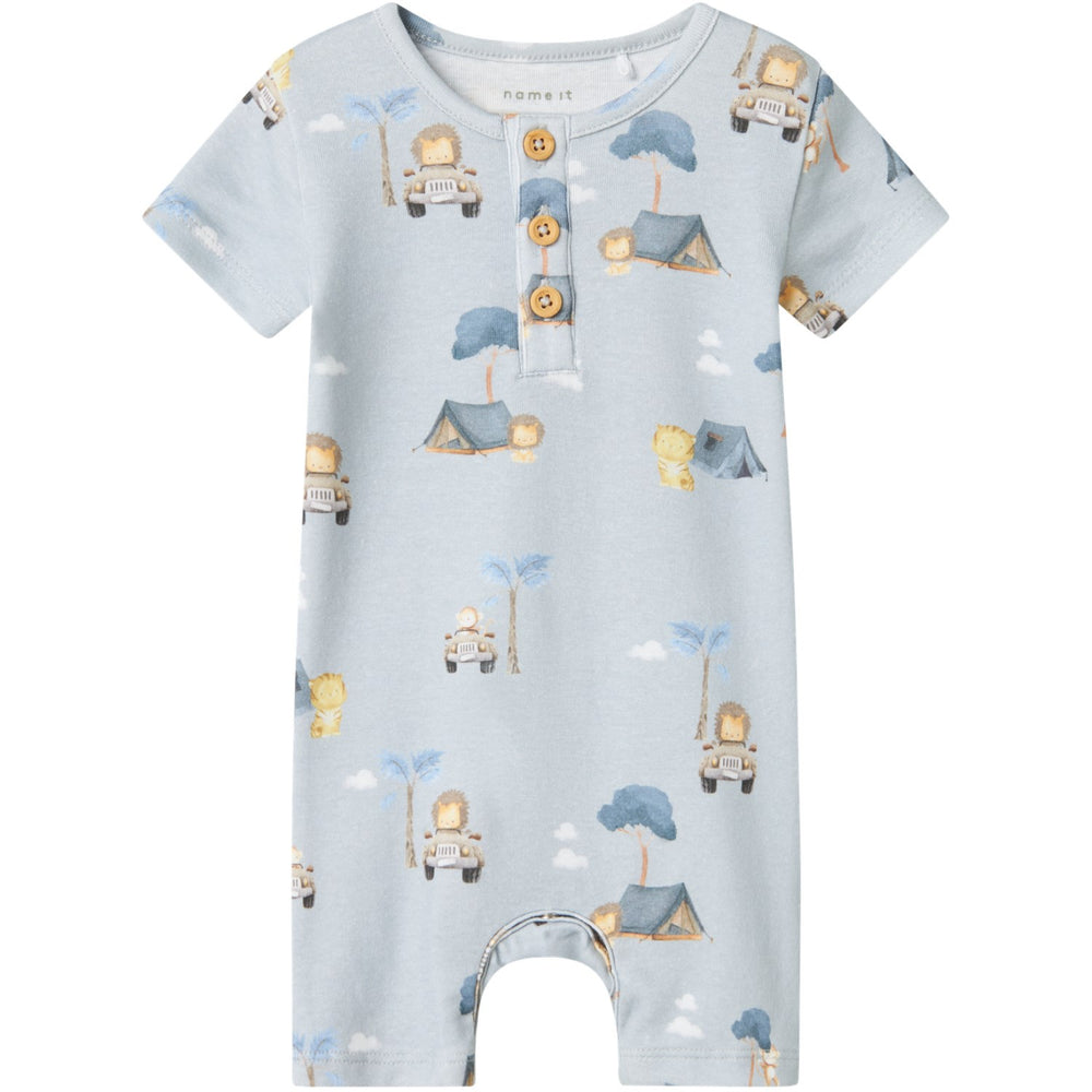 Køb Name It Pearl Blue Help Onesie
