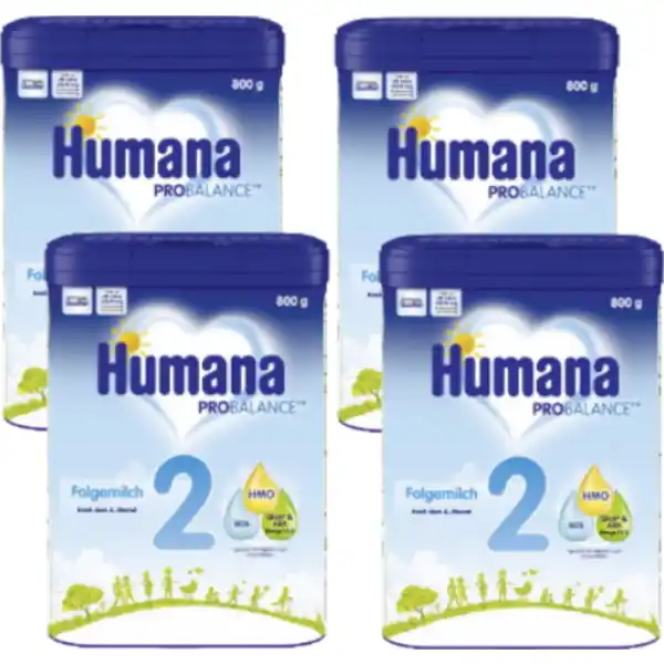 4er-Pack PROBALANCE Folgemilch 2, nach dem 6. Monat