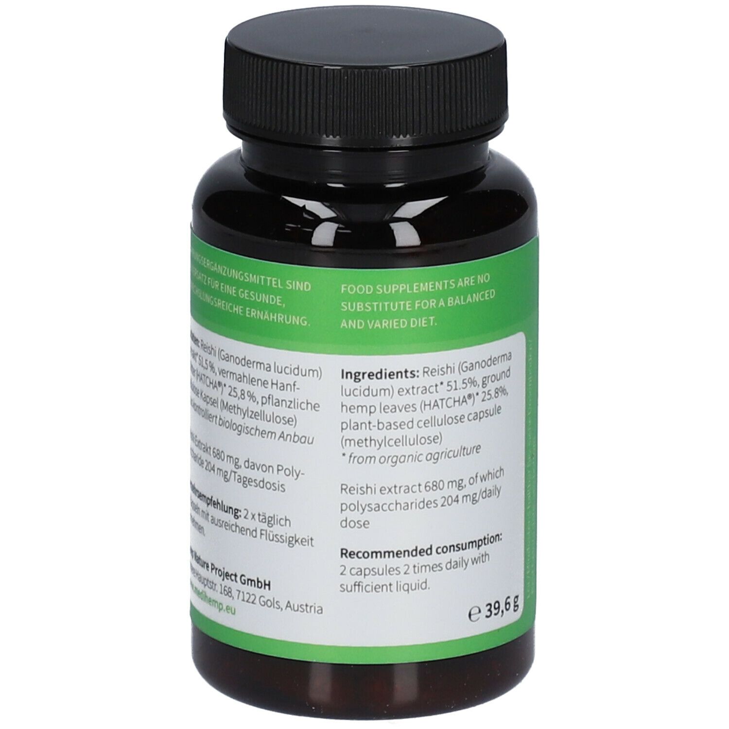 MEDIHEMP Bio MOOD Reishi-HATCHA® Kapseln