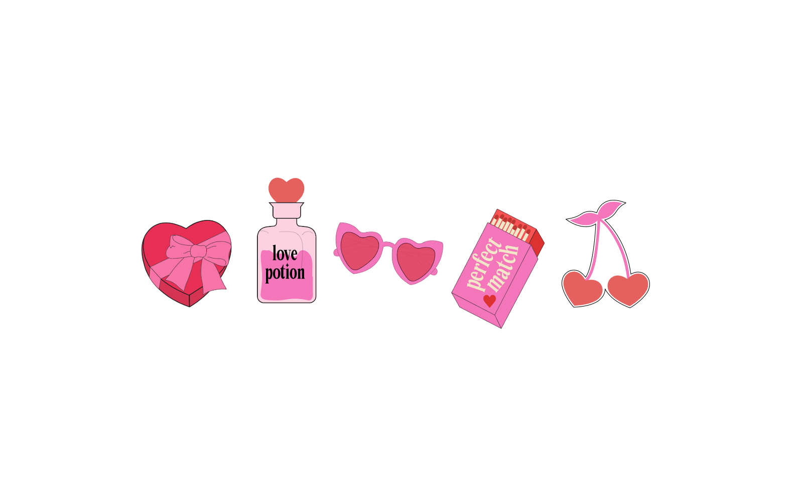 Crocs Jibbitz Lovers Schuhanstecker 5er-Pack