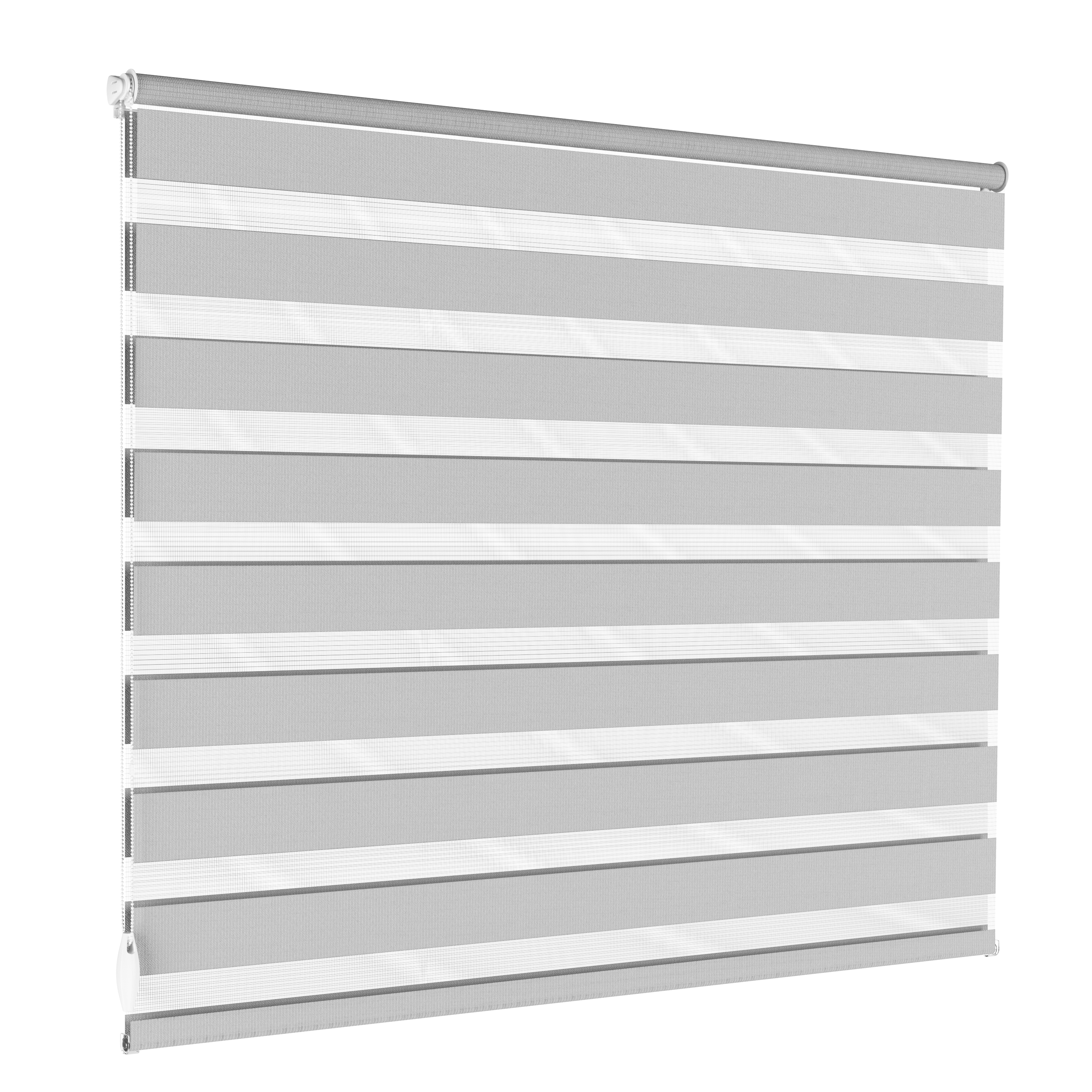 Doppelrollo grau 120 x 100 cm
