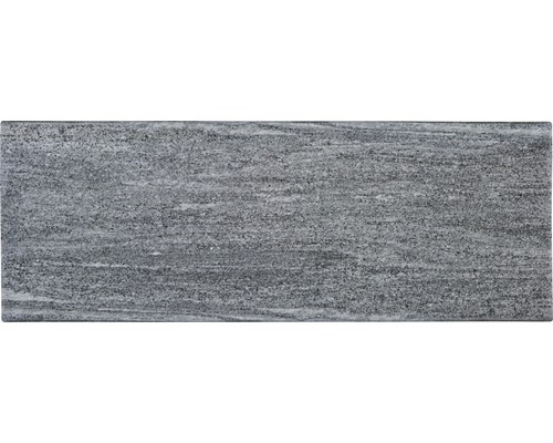 FLAIRSTONE Zwembadrand, Arctisch Gneis element, recht grijs, 2 lange zijden afgerond, 115 x 35 x 3 cm