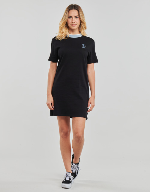 Vans - PEACE CHECKERBOARD SS DRESS - BLACK