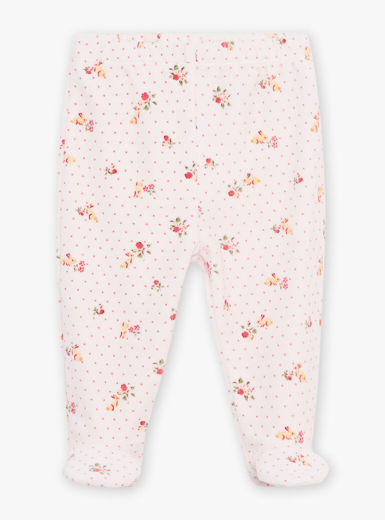 Pyjama mélon et écru