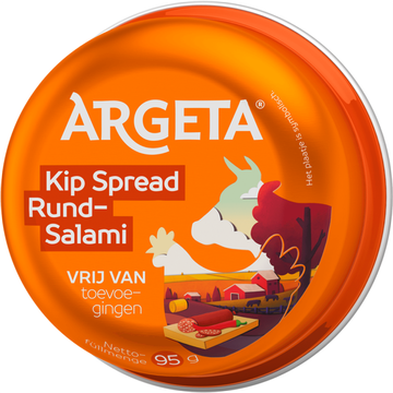 Argeta Kip Spread Rundsalami 95 g