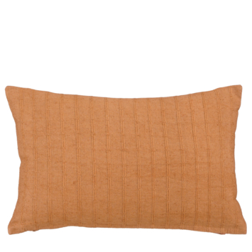 Kussen streep l.bruin - l50xb30xh10cm