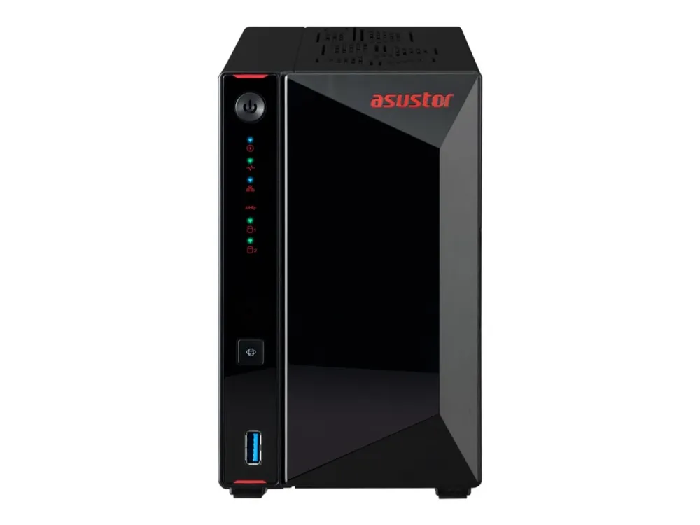 ASUSTOR Nimbustor 2 Gen 2 AS5402T - NAS-server - SATA 6Gb/s - RAID RAID 0, 1, 5, 6, 10, JBOD - RAM 4 GB - 2.5 Gigabit Ethernet - iSCSI support