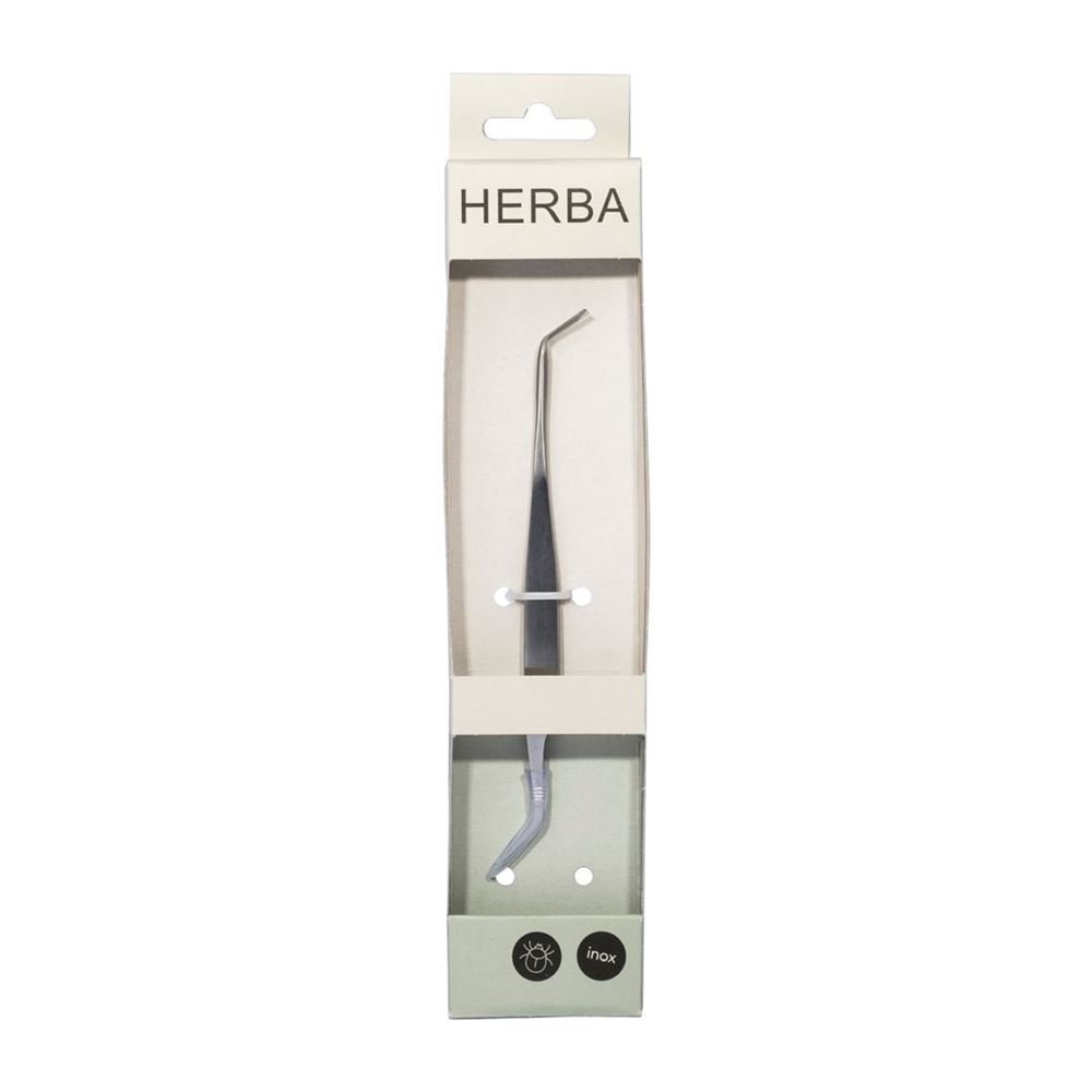 HERBA Zeckenpinzette 2in1 Inox 1 Stk