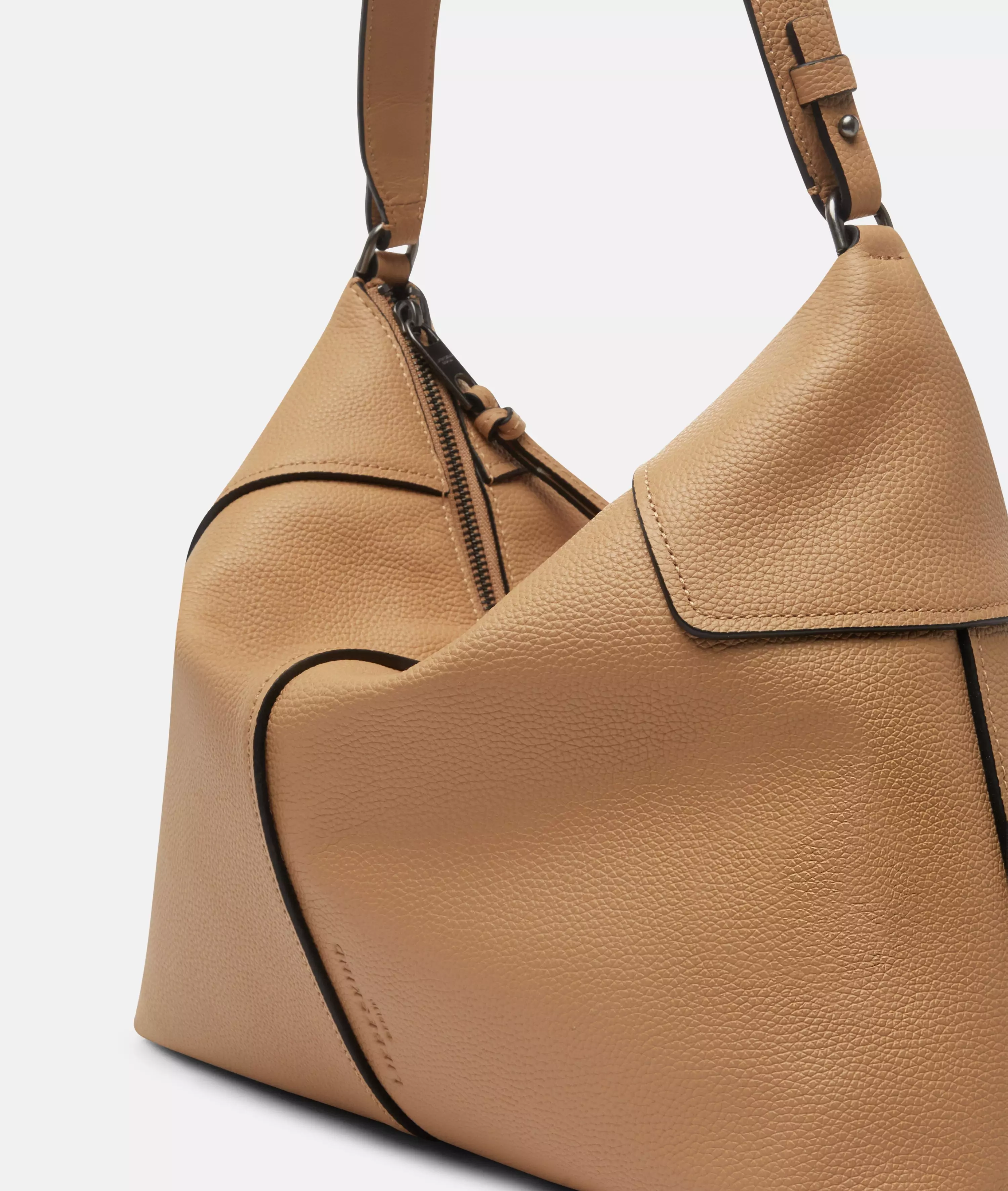 Mila Hobo M Spacious hobo bag made of cowhide leather