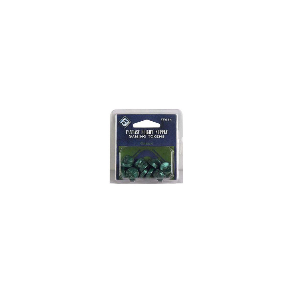 20 Jetons - Vert (Gaming Tokens Green)