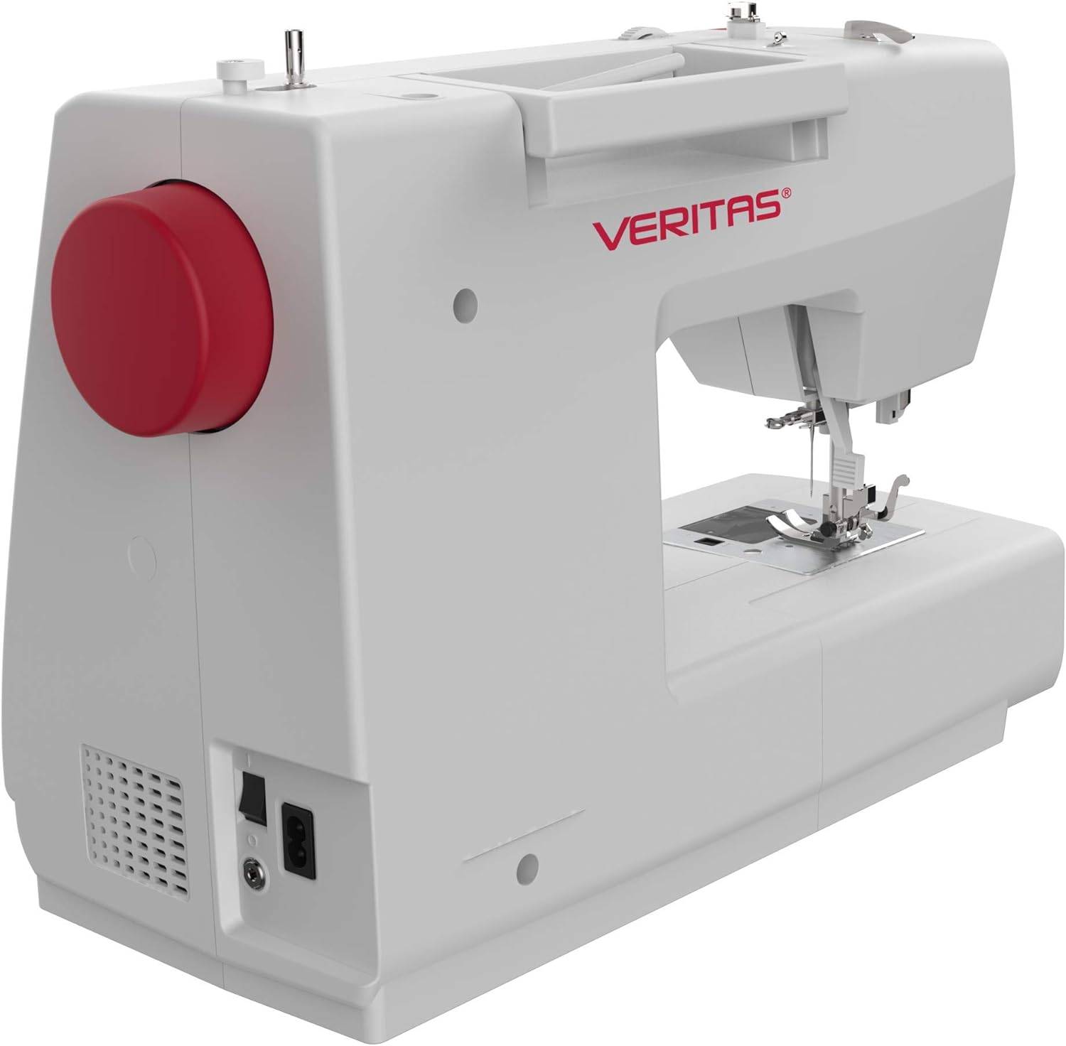 Máquina de Costura VERITAS Claire - 197 Programas de Pontos, Função de Memória, Visor LCD, Luz de Costura LED, com Alfabeto e Números - Edição Comemorativa de 125 Anos