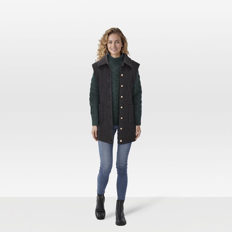 Veleste Annelien - Gilet - Zwart - 36