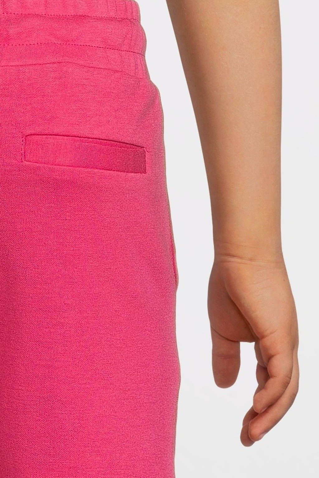 Quapi regular fit joggingbroek DJUUL met zijstreep roze
