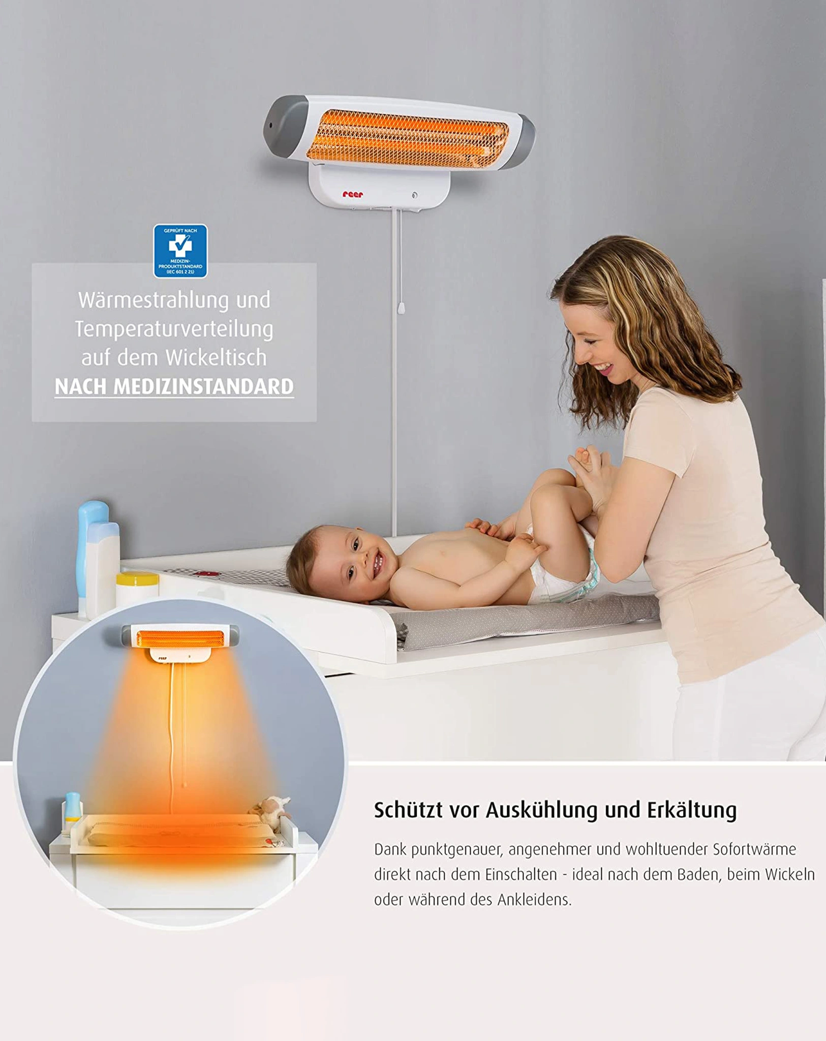 Heizstrahler 2IN1 FEEL WELL als Standgerät