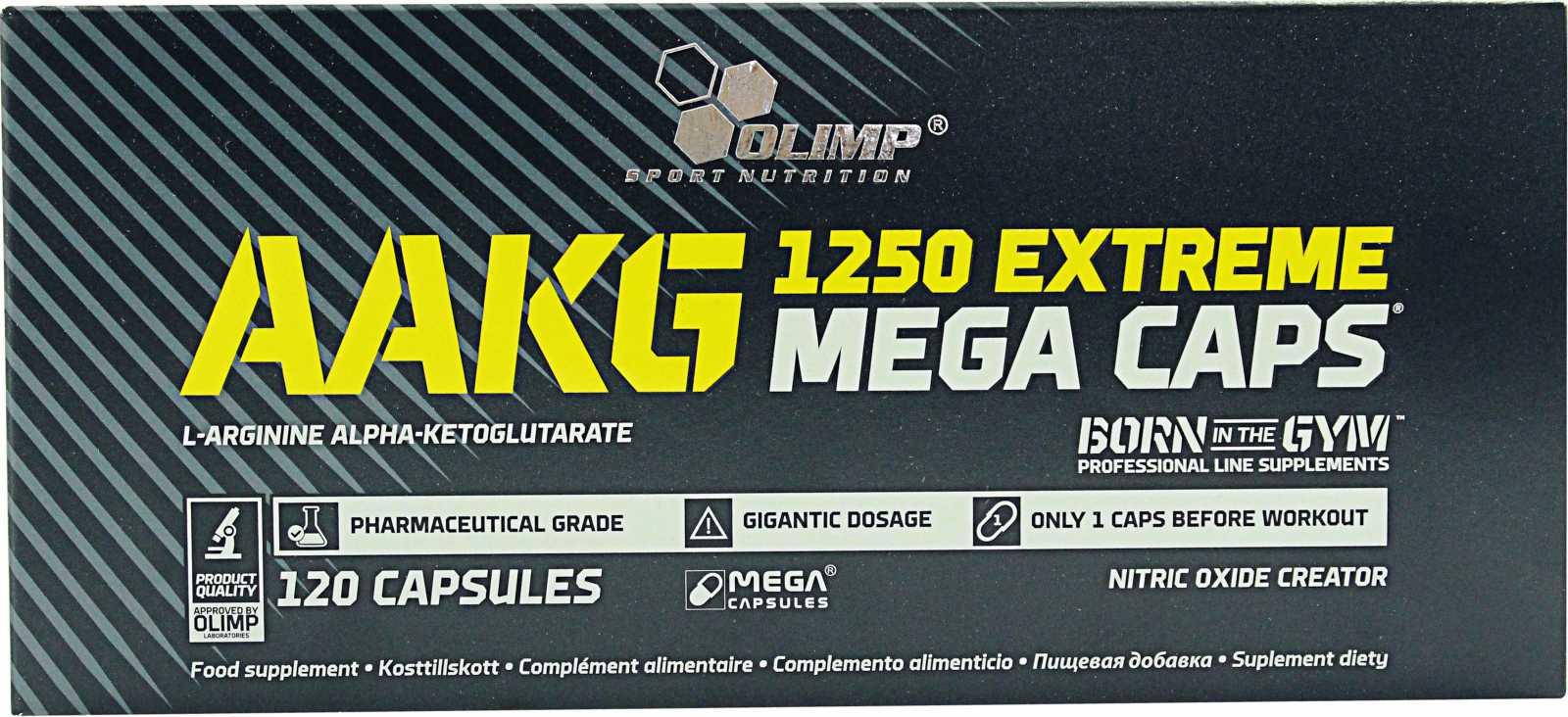 Olimp AAKG 1250 Extreme 120 cápsulas