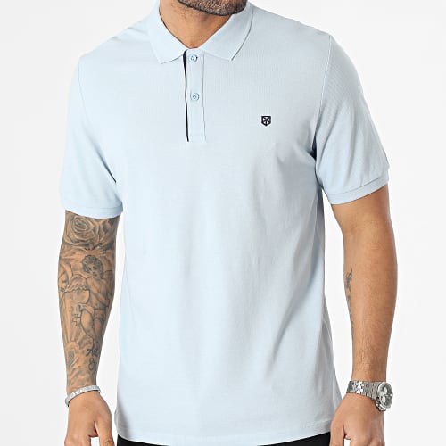 Polo Manches Courtes Sainz Bleu Clair