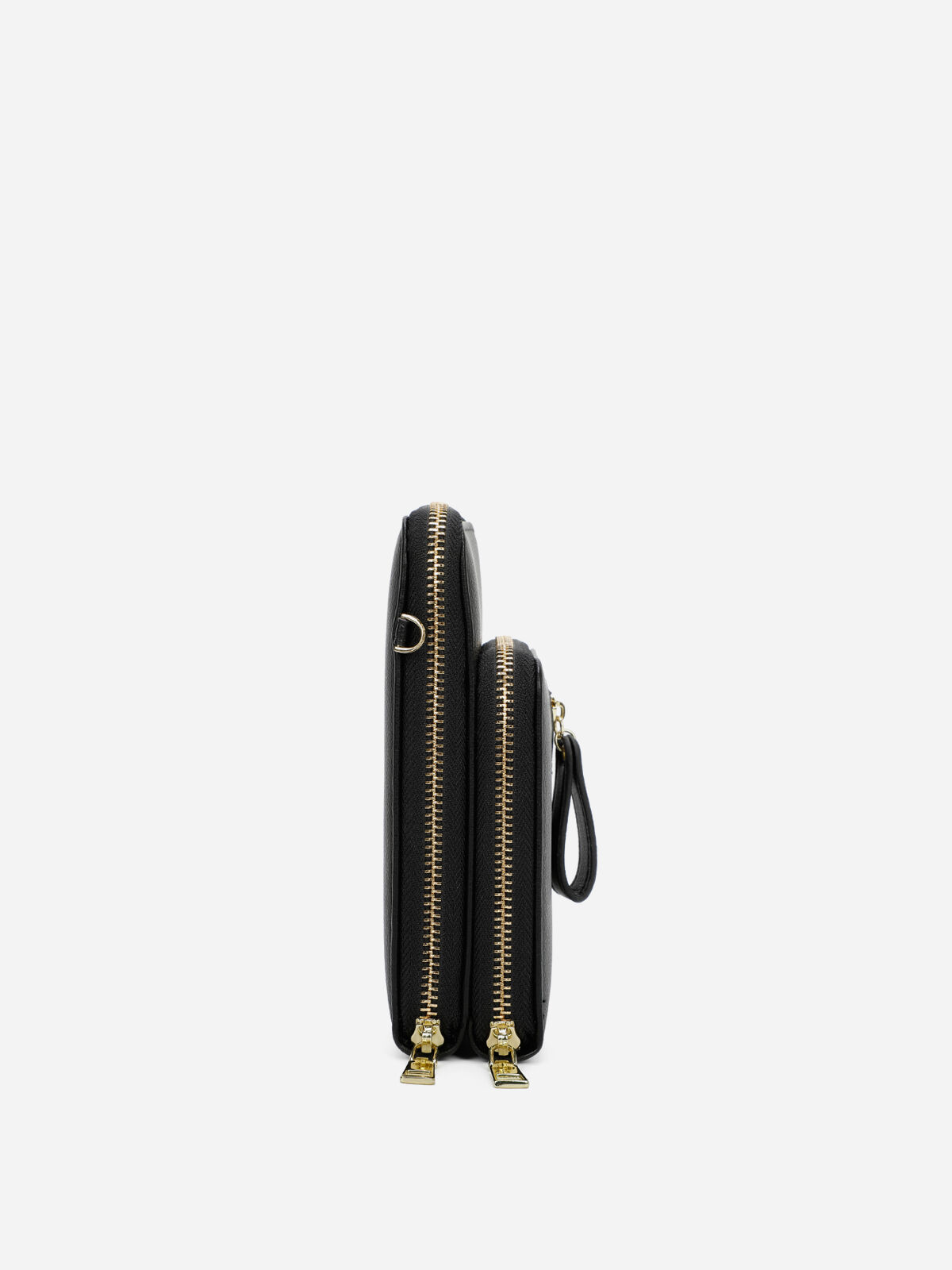Sacoche à double poches zippées- Noir