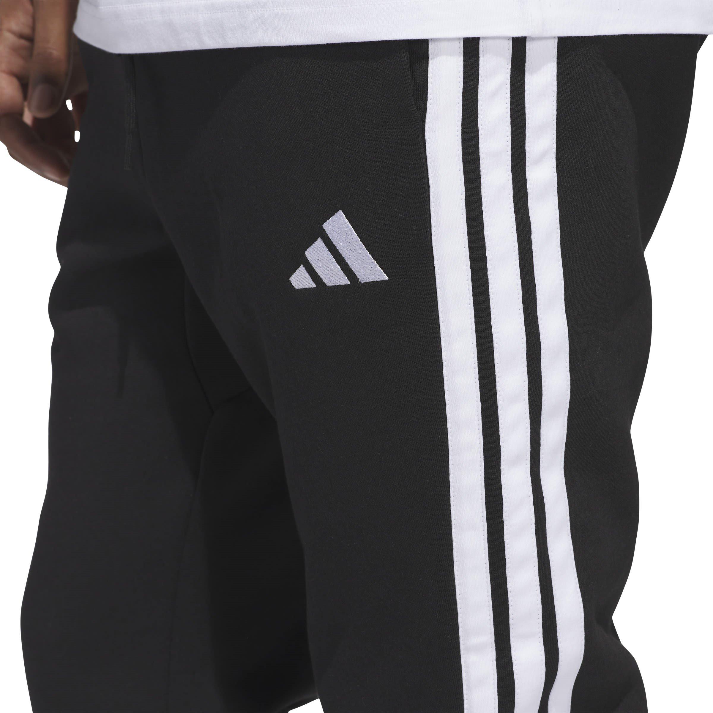 adidas Essentials Fleece Tapered Cuff 3-Stripes Joggers