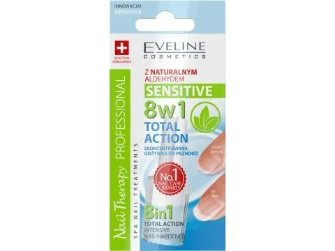 Eveline 8in1 Total Action Sensitive nail conditioner 12 ml