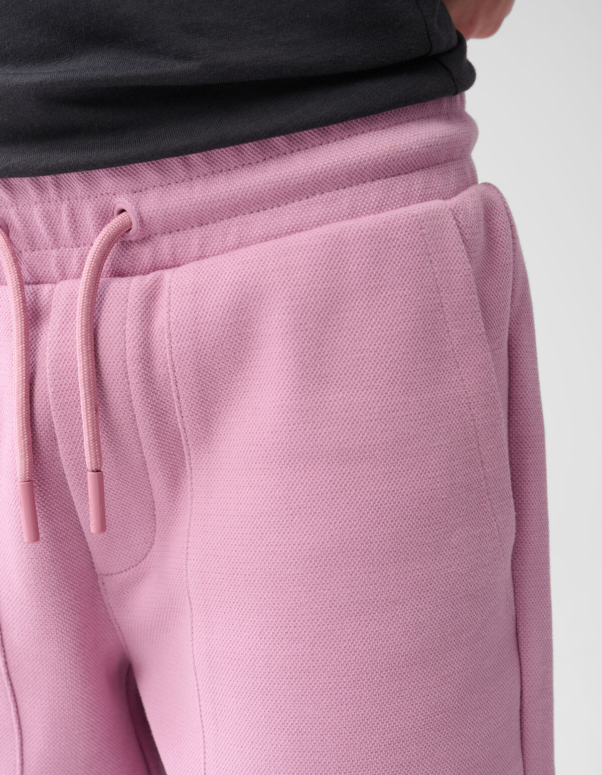 Pique Label Short Roze