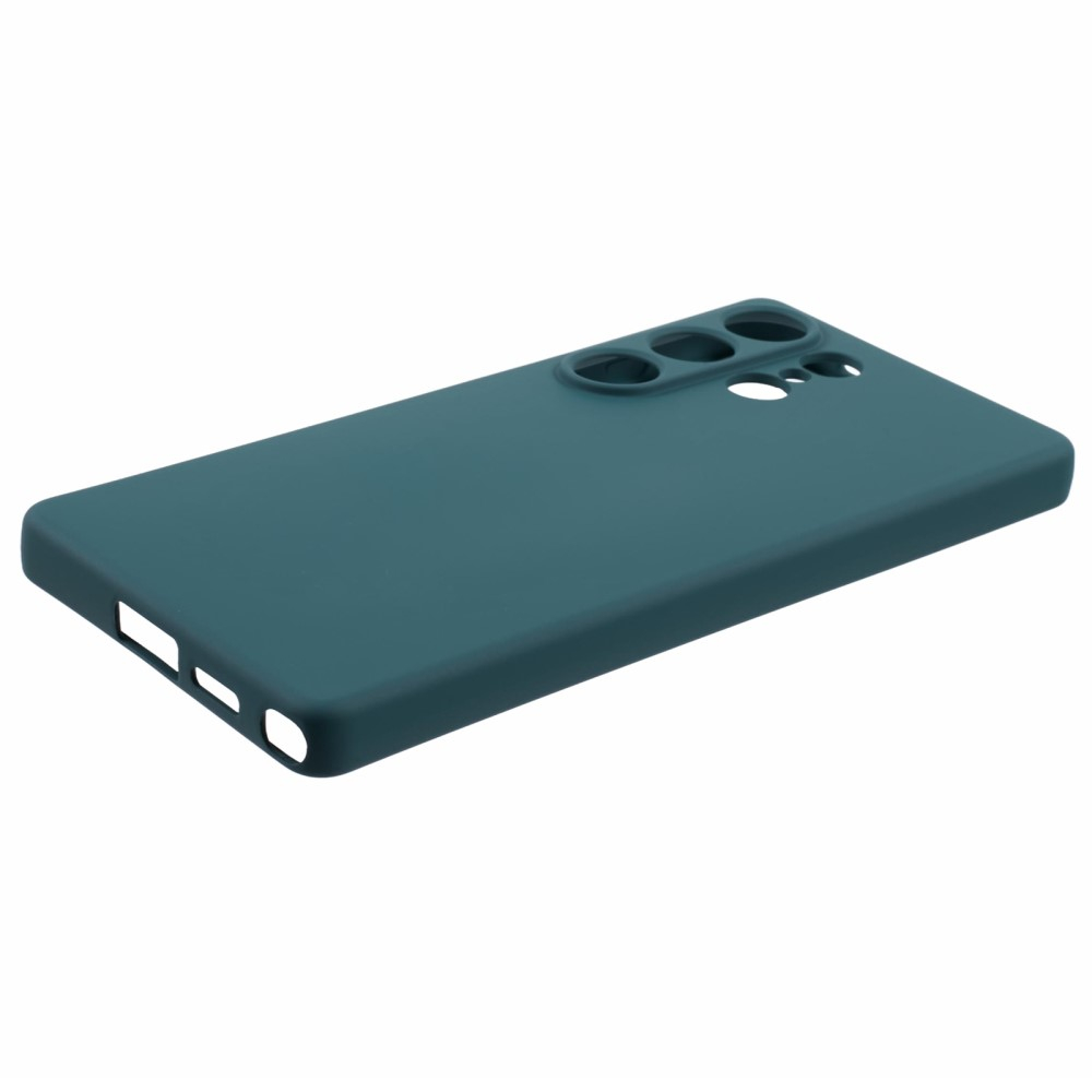 Samsung Galaxy S25 Ultra Gummi Case Hülle mit Kameraschutz - Petrol (Matt)