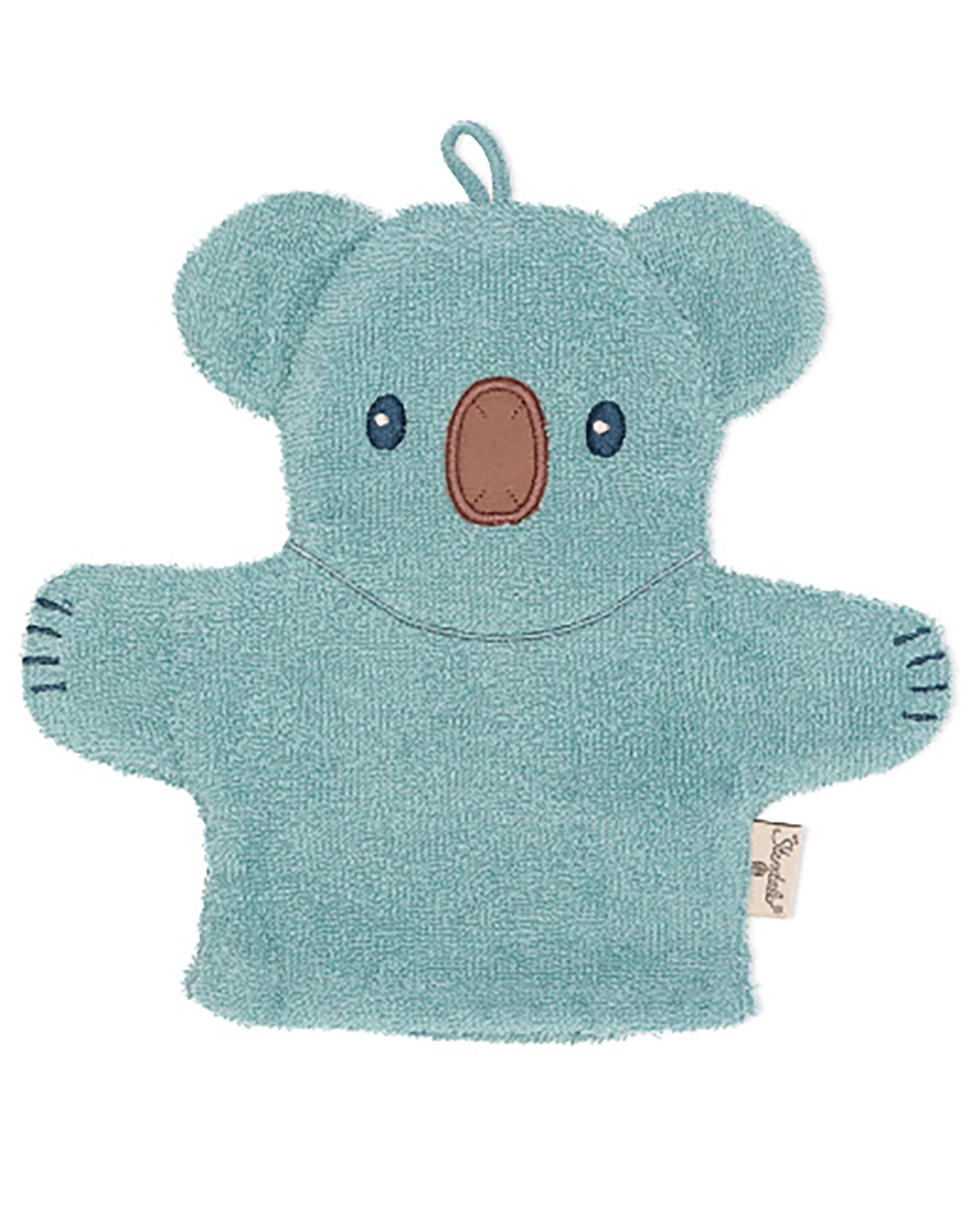 Waschhandschuh KALLA KOALA (21x23) in braun