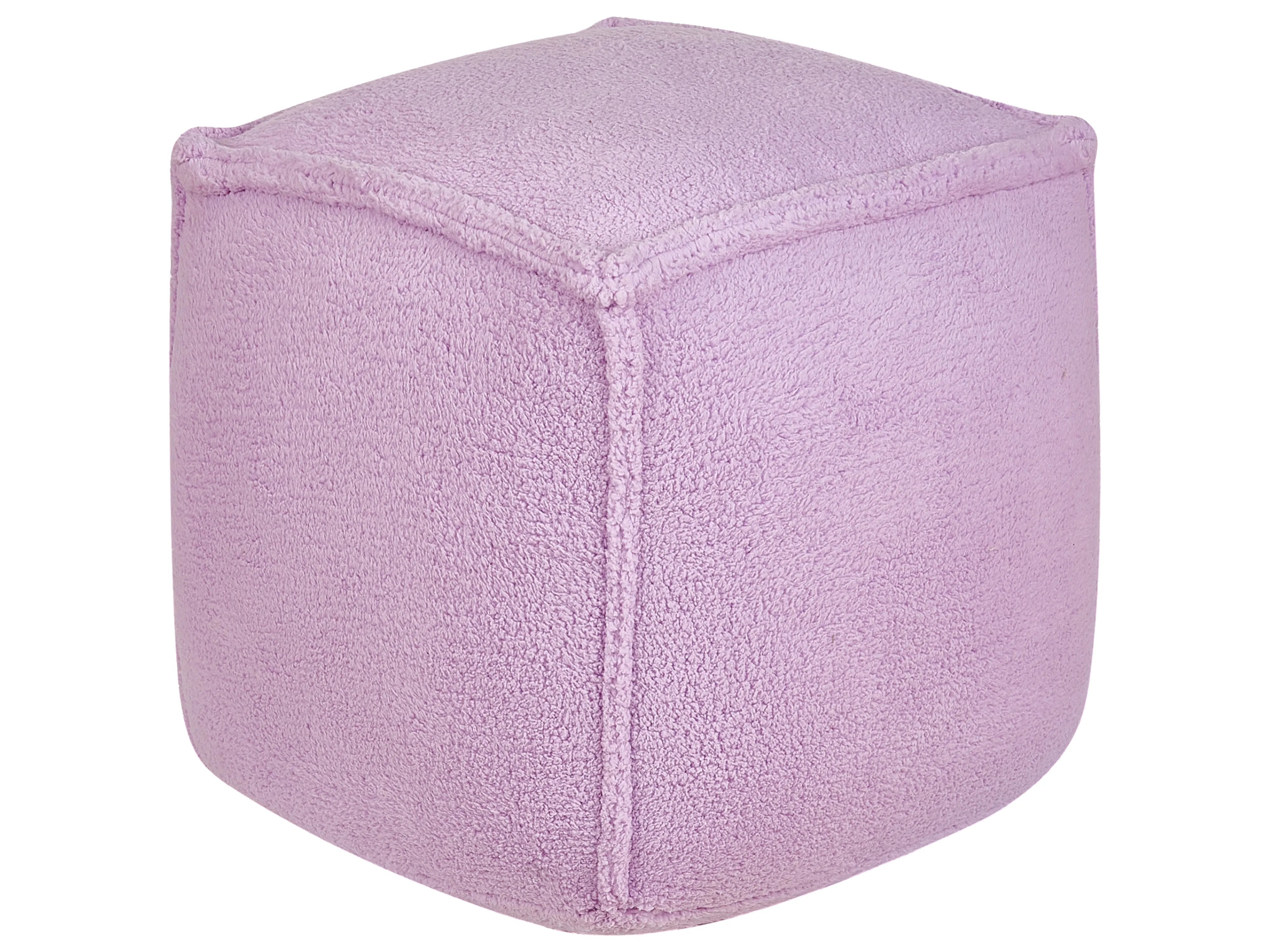 Poef ALIPUR Bouclé Paars