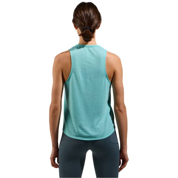 Débardeur running ODLO ACTIVE 365 LINENCOOL TANK CREW NECK W AQUA HAZE MELANGE