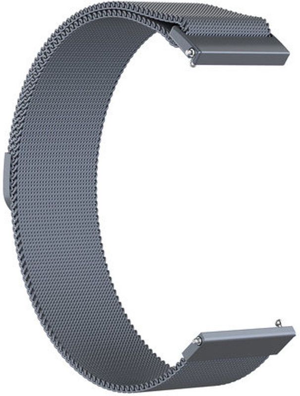 Milanese horlogeband 18mm universeel (space grey)