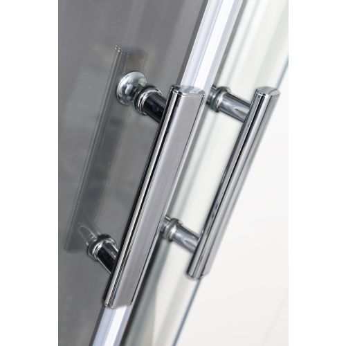 Badstuber Dream kitvrije gesloten douchecabine 90x90cm kwartrond