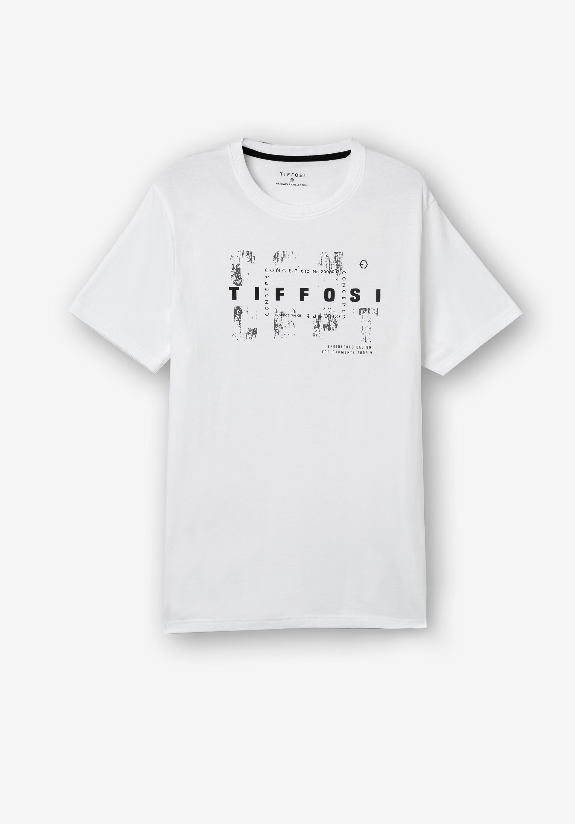 T-shirt Estampado Frontal com Relevo