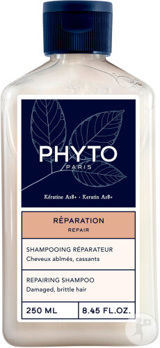Phyto Paris Réparation Shampoing Réparateur Cheveux Abîmés Cassants Flacon 250ml