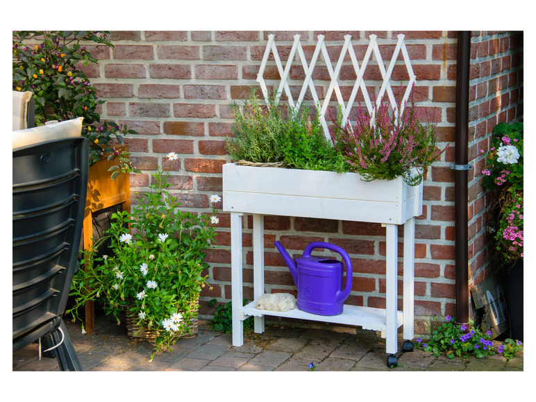 Moestuinbak met rek