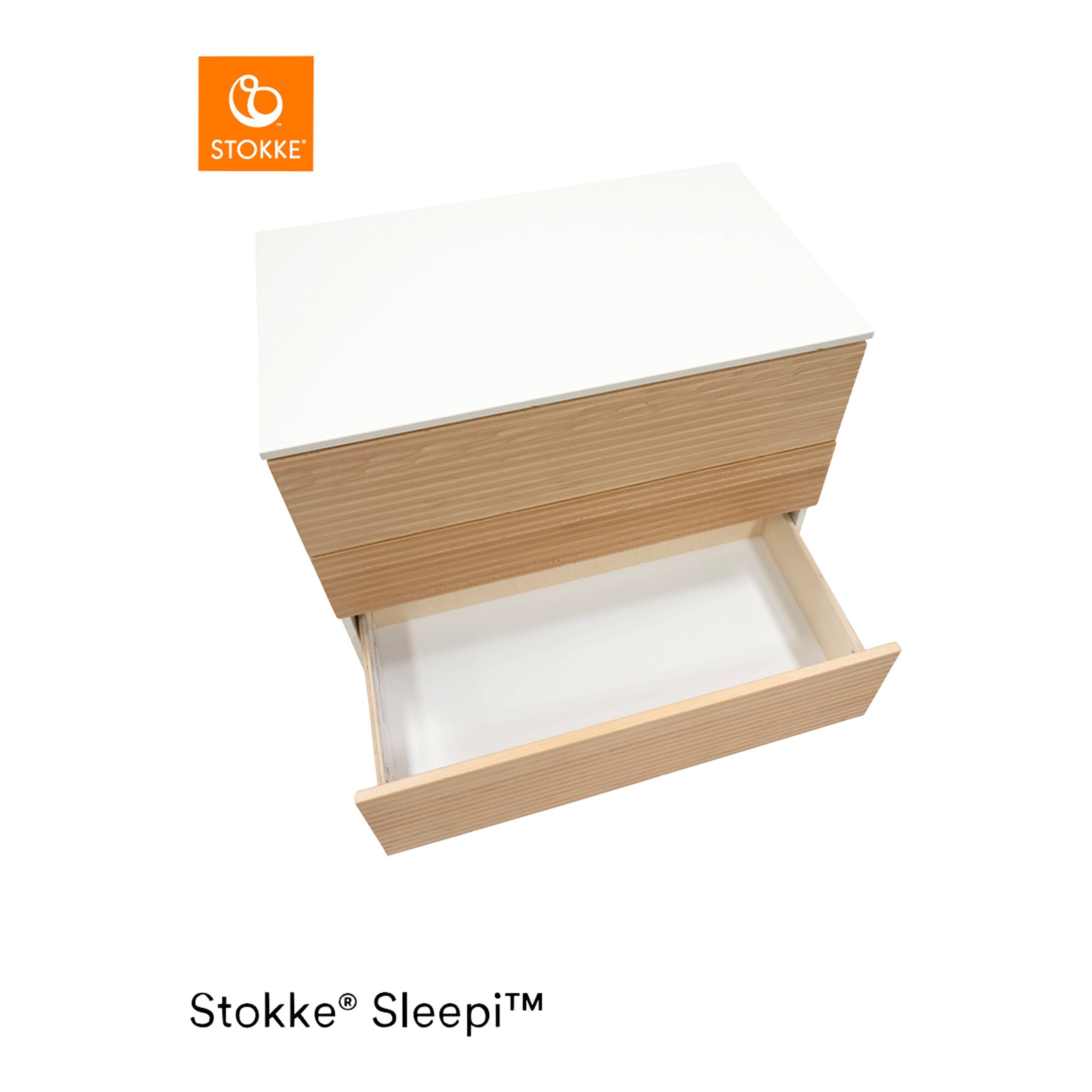 Stokke® - SLEEPI™ Bundle Kommode inkl. Wickelaufsatz Changer natural