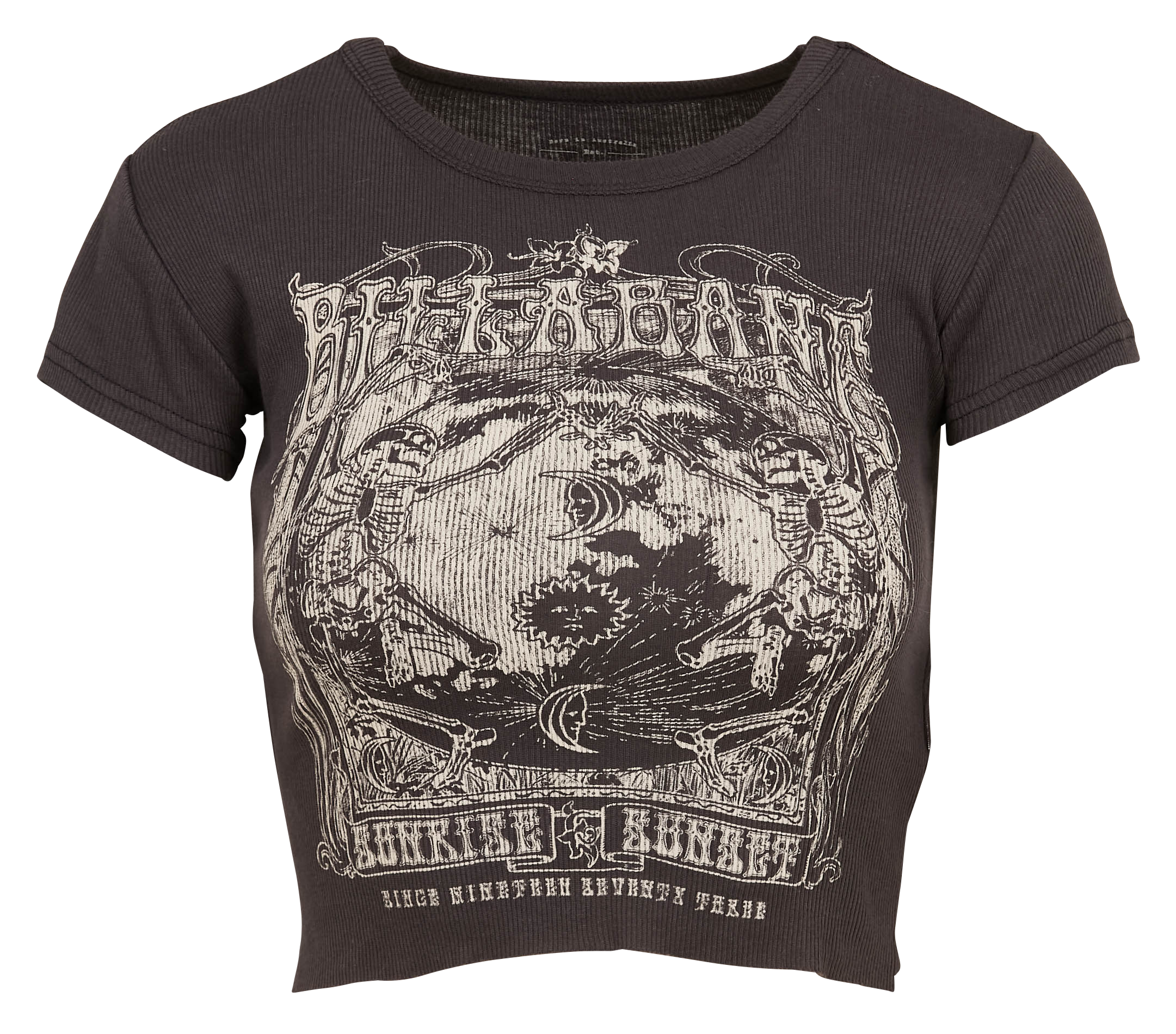 SUNRISE TO SUNS - Tee-shirt droit col rond en coton | Noir