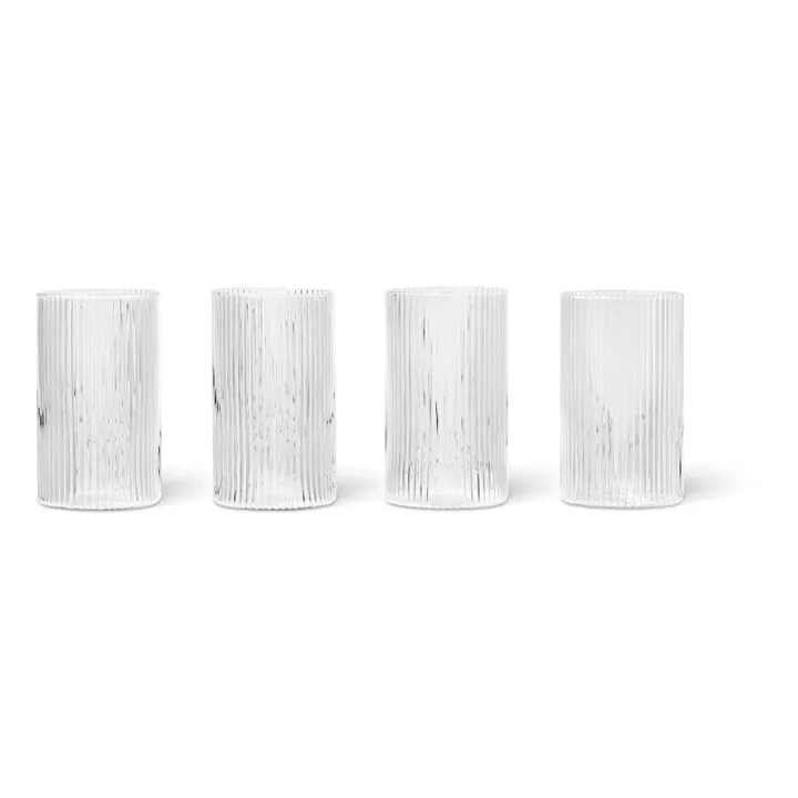 Ferm Living Verres Ripple - Set de 4