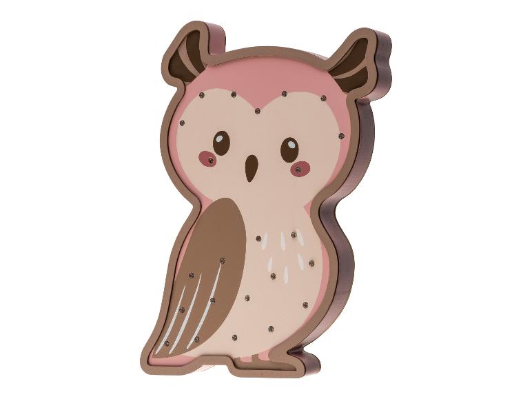 Houten LED-kinderlamp