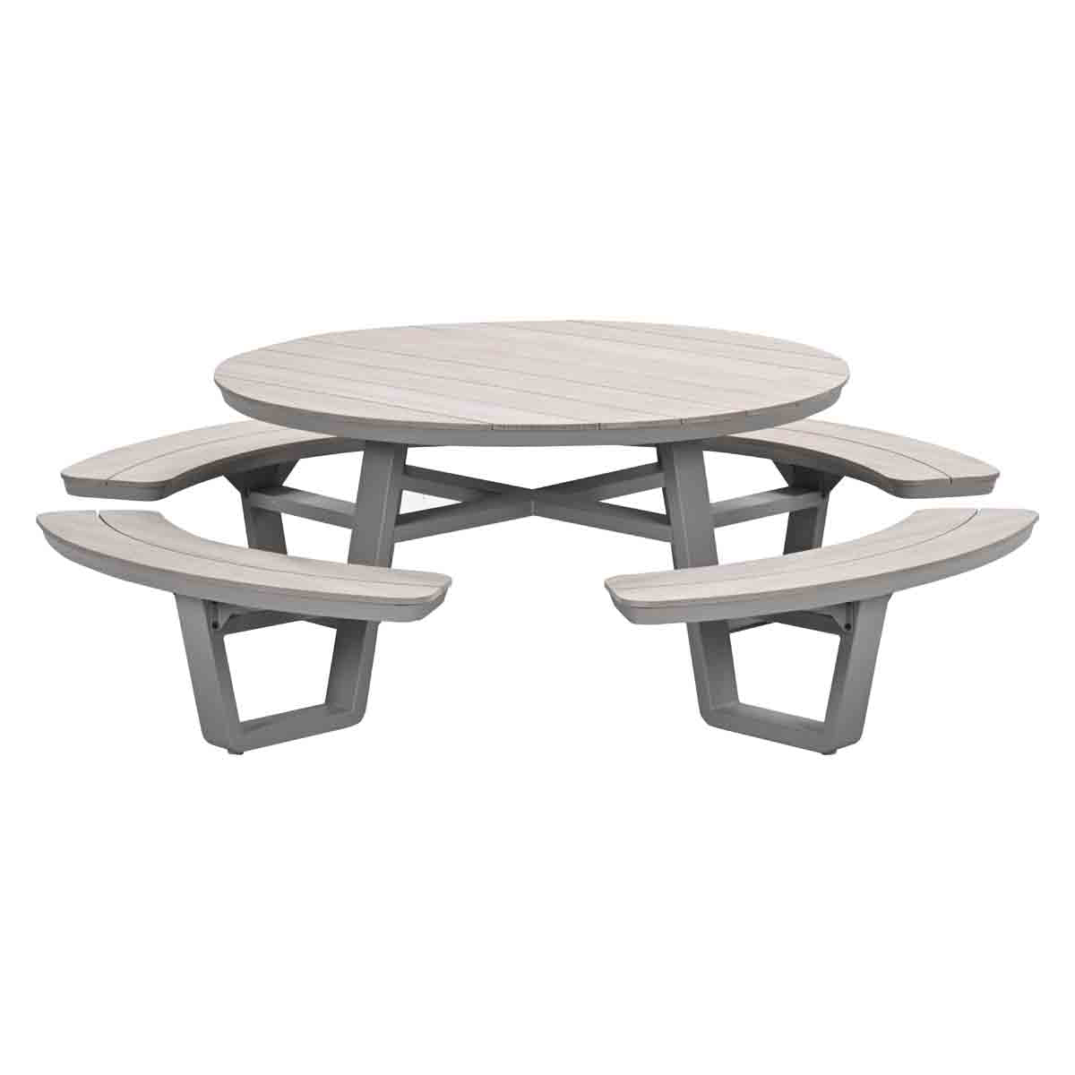 Bell aluminium picknick set rond - Ã148 cm - taupe