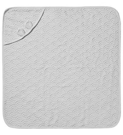 Cam Cam Babyhandtuch - 80x80 cm - Classic+ Grey m. Ohren