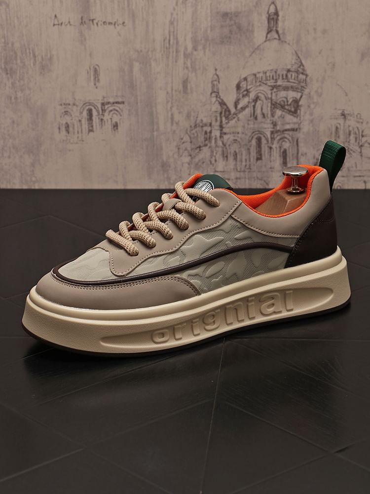 Mr Ozera - Platform Paneel Sneakers