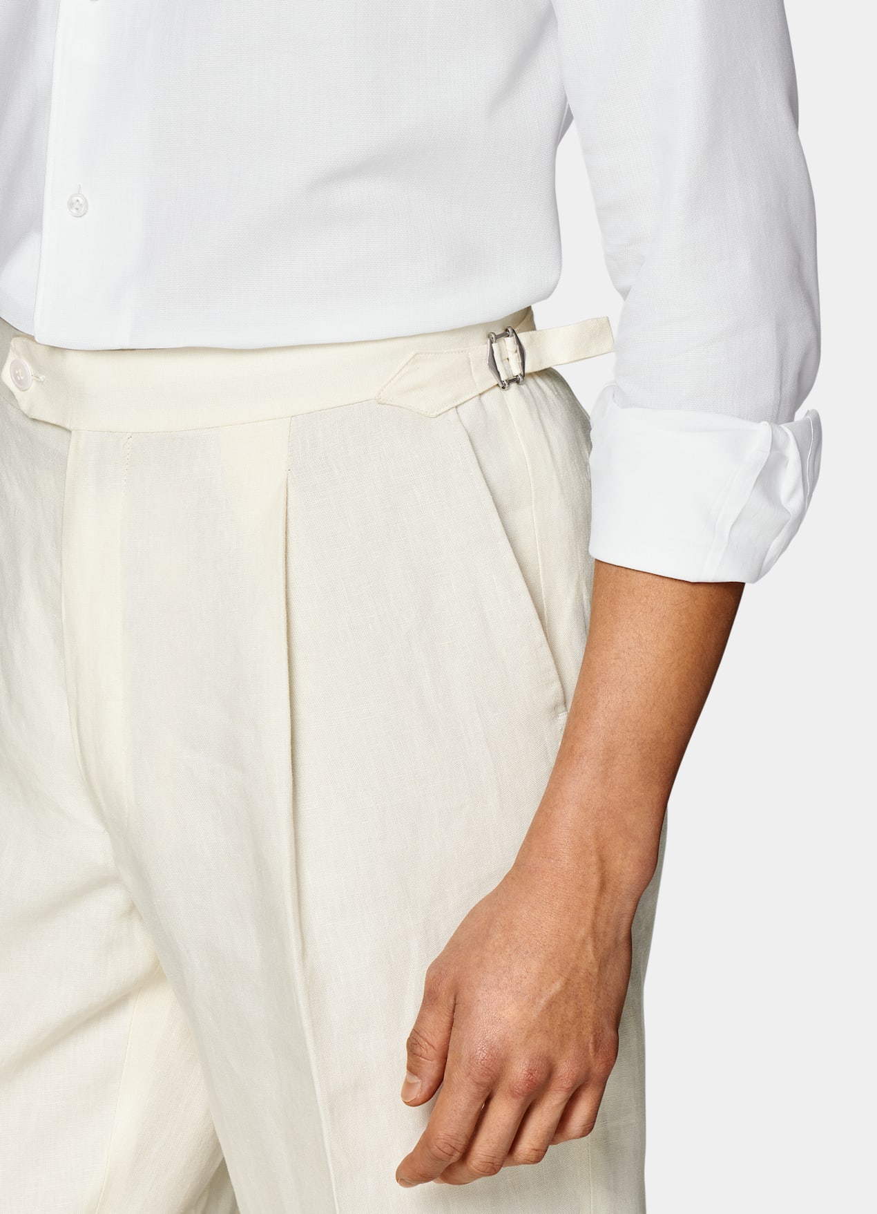 Chemise coupe très ajustée blanche