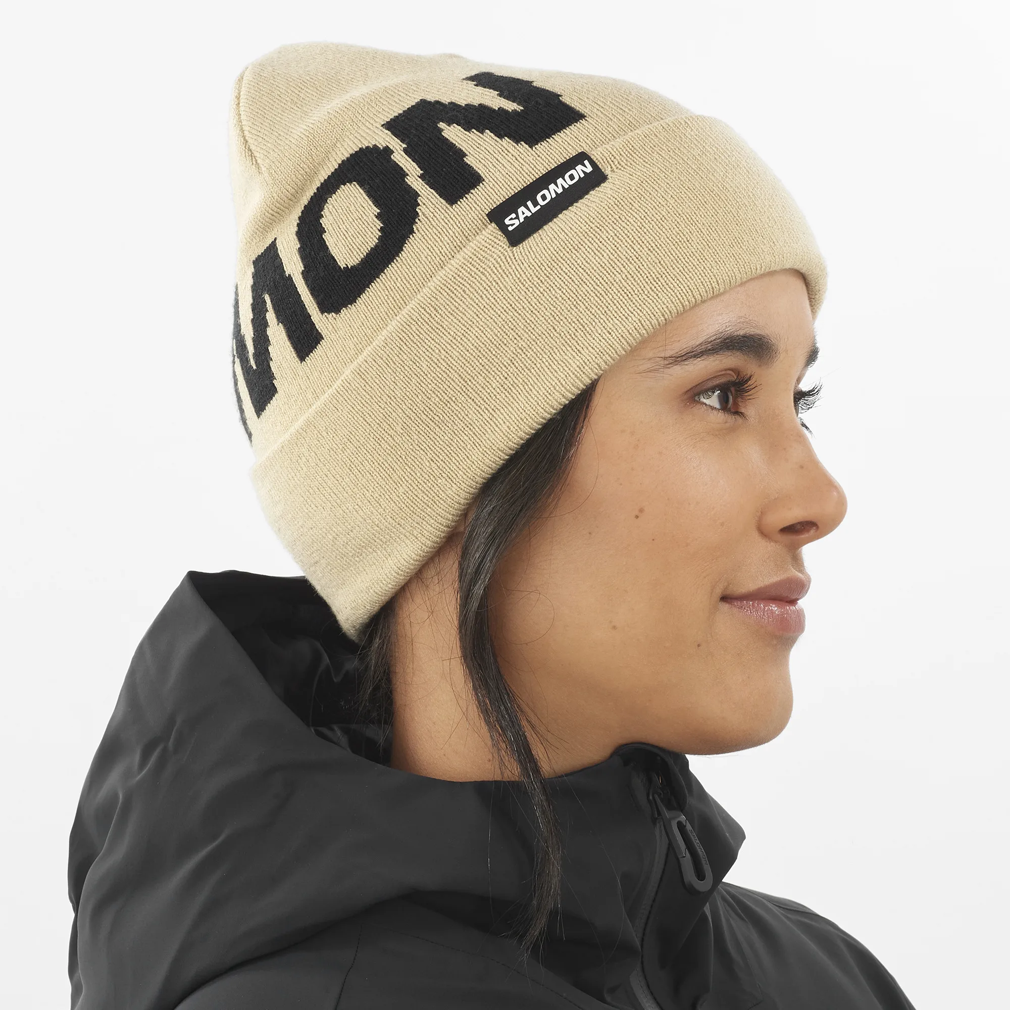 Salomon Hermitage Beanie White Pepper