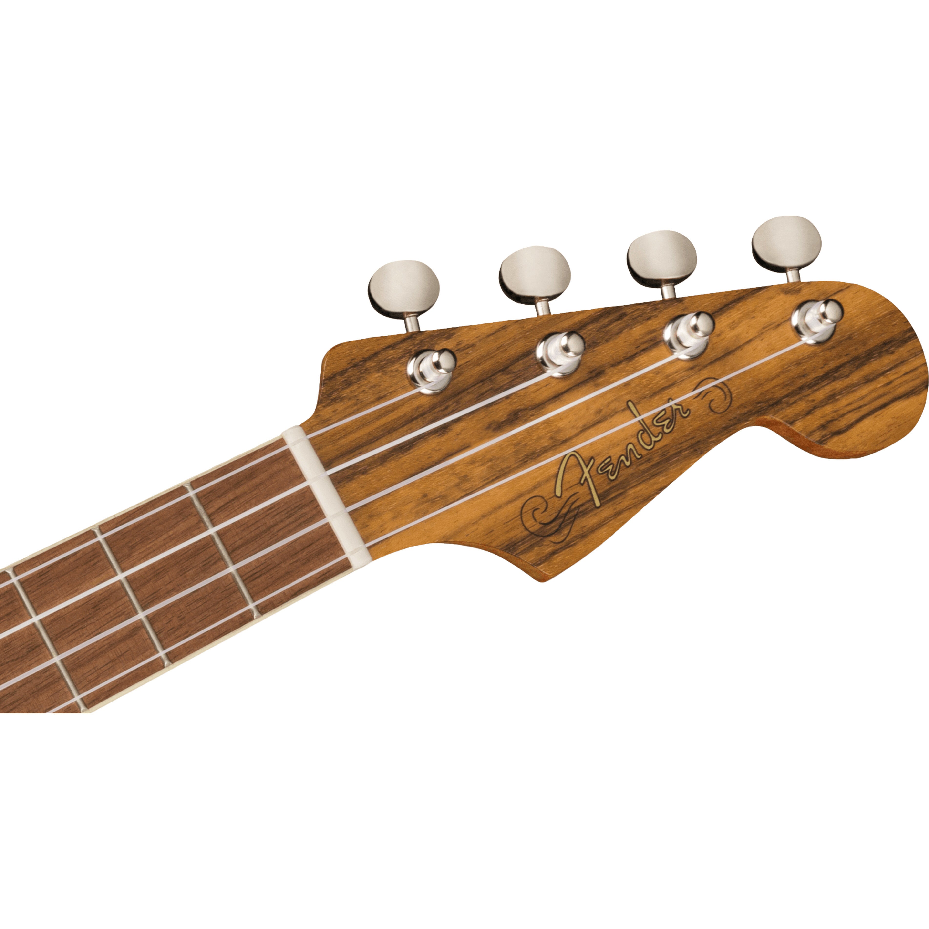 Fender California Coast Rincon tenor ukelele aged cognac sunburst met gigbag