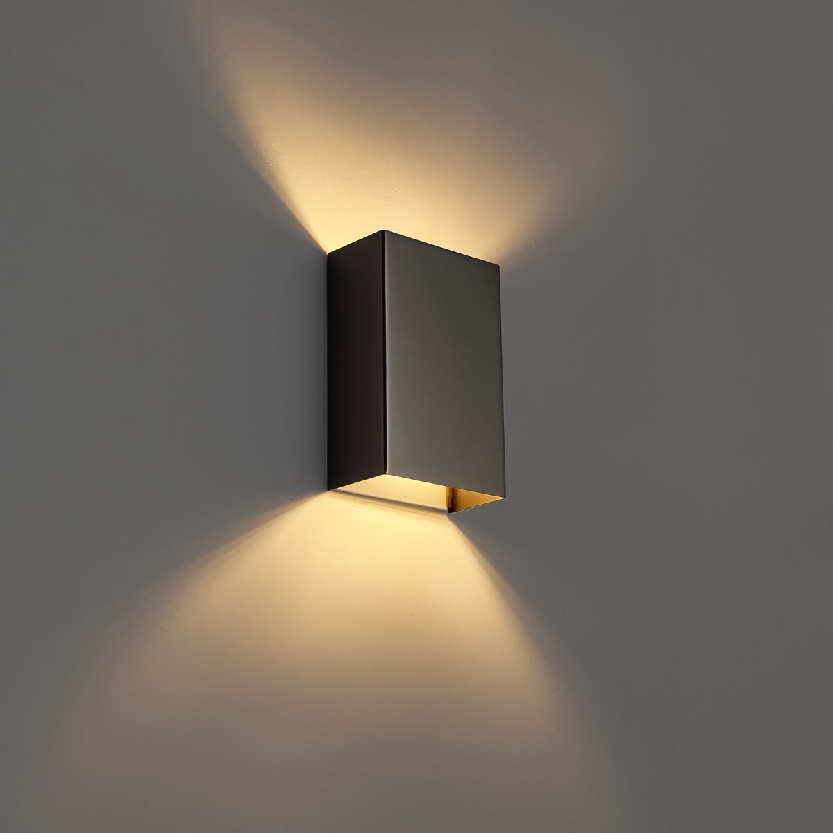 Moderne wandlamp gunmetal 2-lichts - Otan S