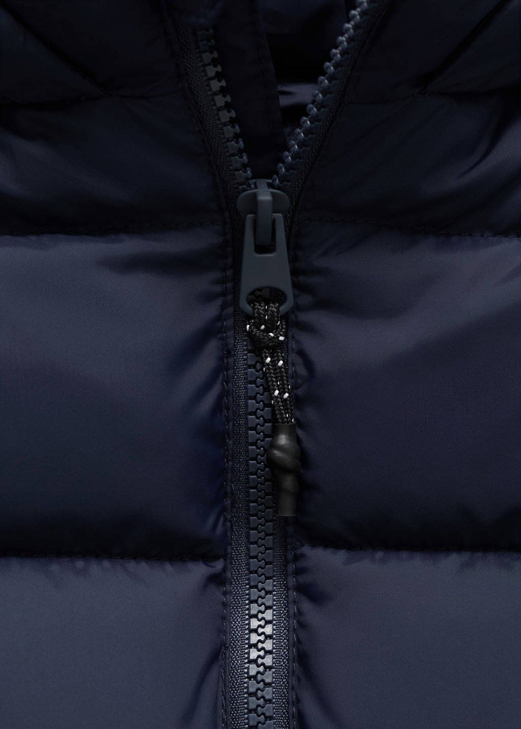Mango Kids gewatteerde jas winter marine